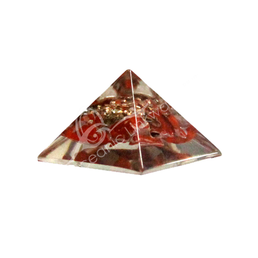 Red Jasper Orgone Pyramid 1-1.25