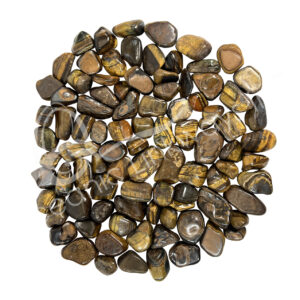 Tiger Eye B Tumbled Stones