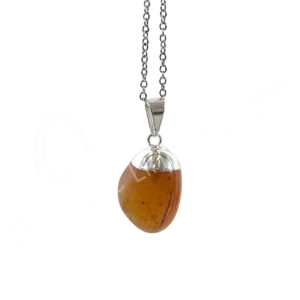 Carnelian Tumbled Stone Pendant