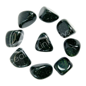 Jet Tumbled Stones