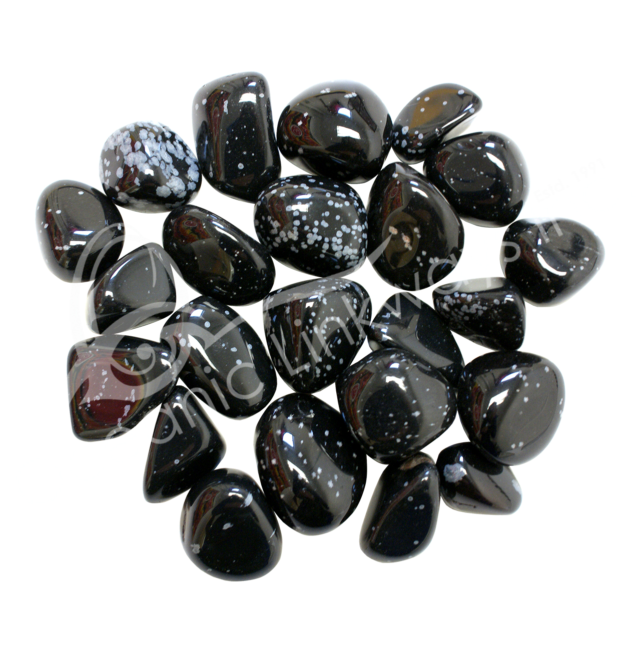 obsidian stones