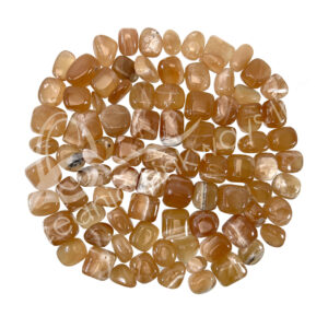 Honey Caramel Calcite Tumbles Stones 20-35 mm