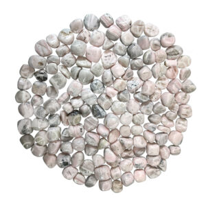 Pink Mangano Calcite Tumbled Stones 20-35 mm