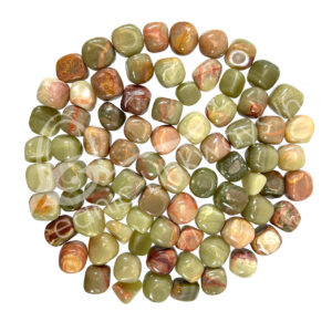 Polished Green Aragonite Tumbled Stones 15-30 mm