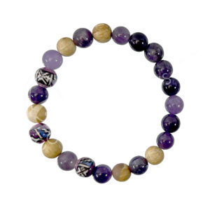 Palo Santo & Amethyst Bracelet