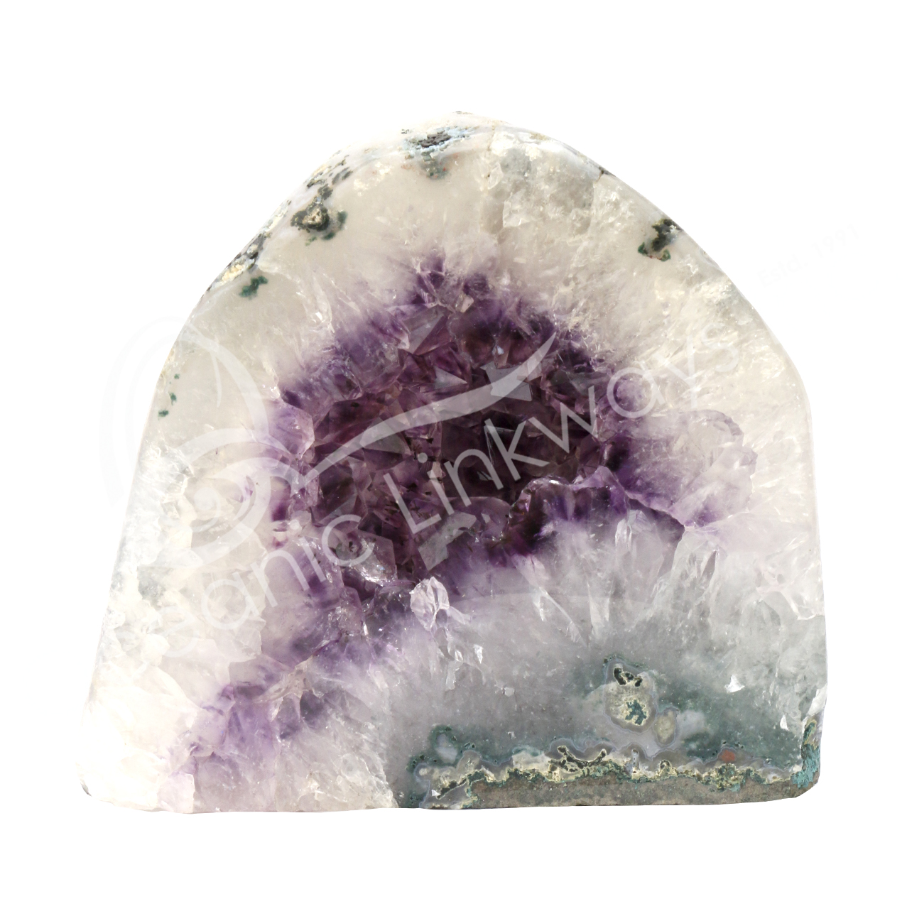 amethyst cathedral lamp