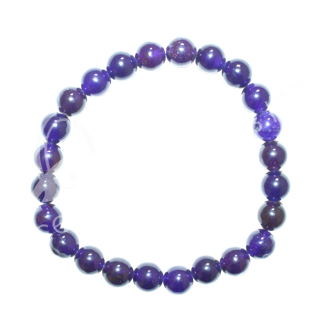 Purple Jade Bracelet 8-8.5 mm | Oceanic Linkways in NJ USA