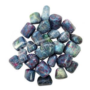 Blue Kyanite with Ruby Ex Tumbled Stones