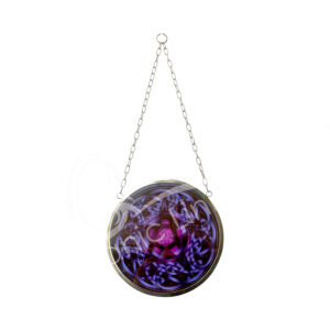 Celtic Pentacle Glass Suncatcher 5.75" Diameter