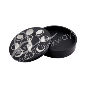 Box Black Soapstone Moon