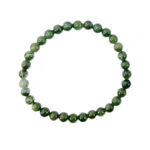 Nephrite Jade Bracelet 6-8 mm 7.15-7. 25"