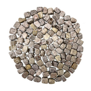 White Leopard Skin Jasper Tumbled Stones 20-35 mm