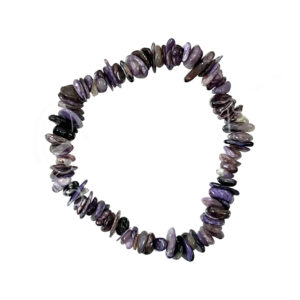 Charoite Chips Bracelet 5-20 mm 7.5"