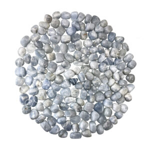 Blue Calcite Tumbled Stones 20-30 mm