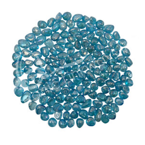 Crystal Quartz Plated Aqua Aura Tumbled Stones 20-40 mm