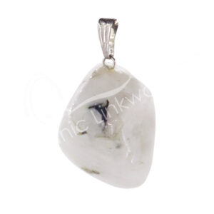 Rainbow Moonstone Tumbled Stone Pendant