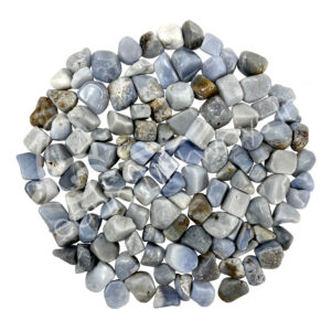 Blue Chalcedony Tumbled Stones