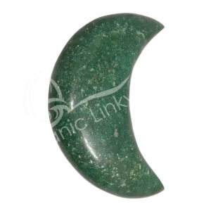 Dark Green Aventurine Moon 6"