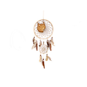 Wood Owl Laser Cut Dreamcatcher