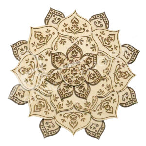 Multi Layers Lotus Wall Plaque