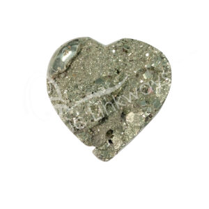 Pyrite with Druse Heart