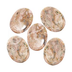 Polished Rhodochrosite Worry Stones