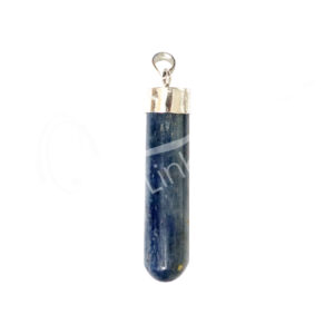 Polished Blue Kyanite Cylinder Pendant