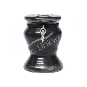 Goddess Black Ceramic Mini Candle Holder