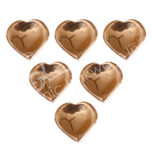 Copper Heart Worry Stones