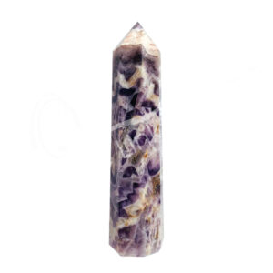 Chevron Amethyst Obelisk 6-7"