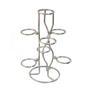 Silver Metal Stand for 7 Spheres