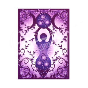 Printed Spring Goddess Cotton Tapestry