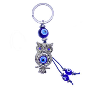 Owl Evil Eye Keychain