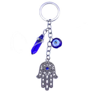 Hand of Fatima with Point Keychain