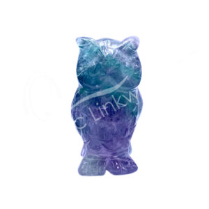 Fluorite Owl Carving