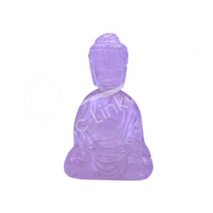 Rose Quartz Hindu Buddha Carving