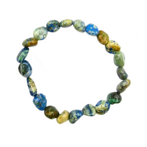 Azurite/Malachite Tumbled Stones Bracelet