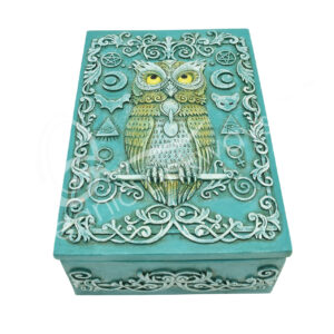 Teal Owl Box