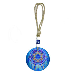 Dreamcatcher Glass Printed Hanging