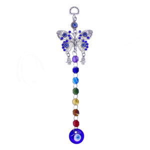 Chakra Butterfly Evil Eye Hanging