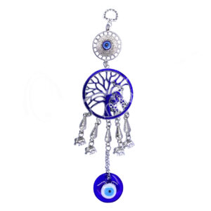 Tree of Life with Elephants Evil Eye Hanging