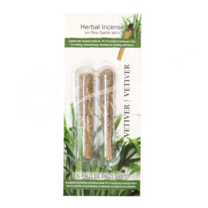 Vetiver Herbal Resin on Palo Santo Stick