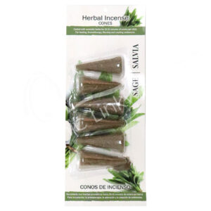 Sage Herbal Resin Incense Cones