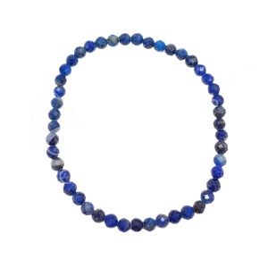 Lapis Lazuli Faceted Stone Beads Bracelet