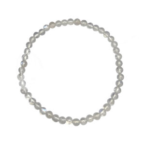 Rainbow Moonstone Faceted Stone Beads Bracelet