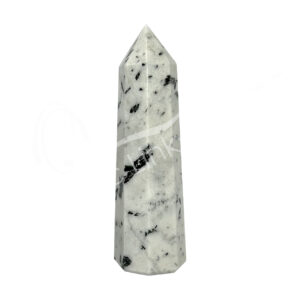 Quartz with Green Tourmaline Rutile Obelisk