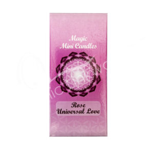 Light Pink Rose Scented Mini Candle for Universal Love 4.75-5" Pack of 20