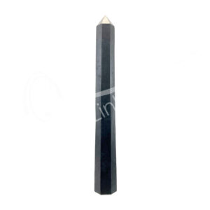 Polished Black Feldspar Obelisk