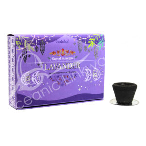 Lavender Sambrani Cup Resin Incense Pack of 12