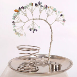 Fluorite Gem Tree Incense Holder